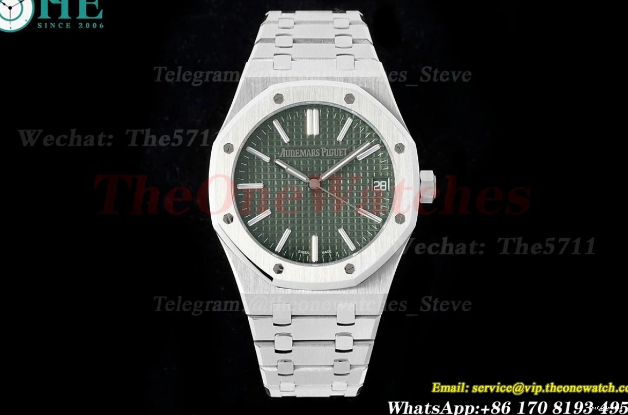 Clone A4302 Royal 15510 Oak 41mm Dial SF SS Green SS Super 0518